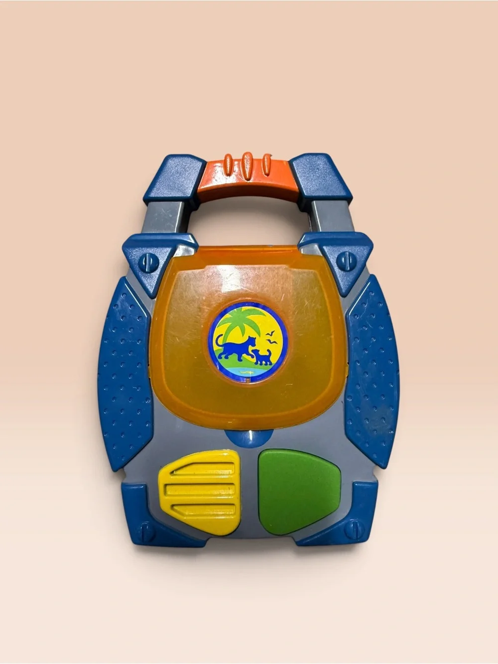 Interactive Dinosaur Learning Pod - Blue, Orange & Green Kids Toy